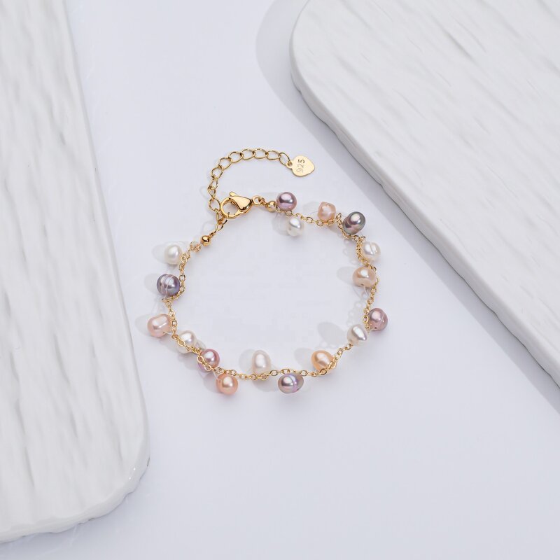 Pearl Bracelet Manufacturer - Wholesale Freshwater Weaving 16+4cm for Women