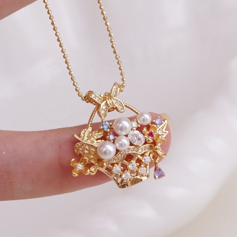 Jewelry Set Manufacturer - JW5049 4-5mm Freshwater Pearl DIY Set