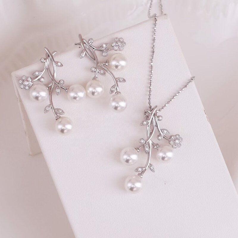 Jewelry Set Manufacturer - JW5052 6-7mm Freshwater Pearl DIY Set