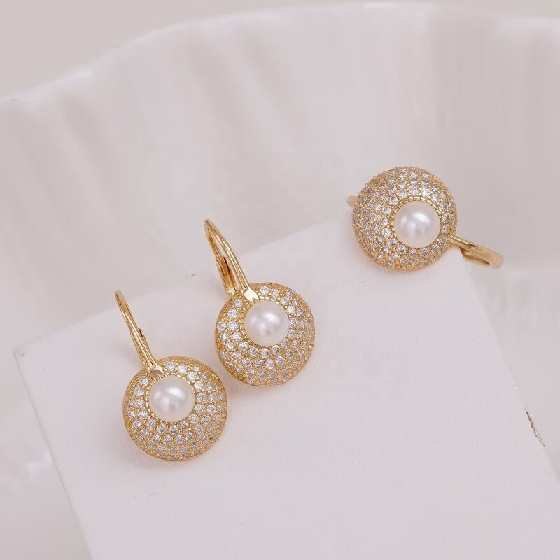 Jewelry Set Manufacturer - JW5045 6-7mm Freshwater Pearl DIY Set