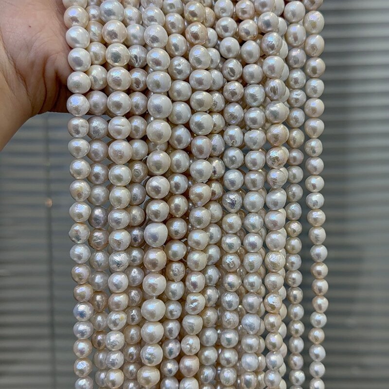 Pearl Necklace Manufacturer - Wholesale 8-11mm White Potato Baroque Edison