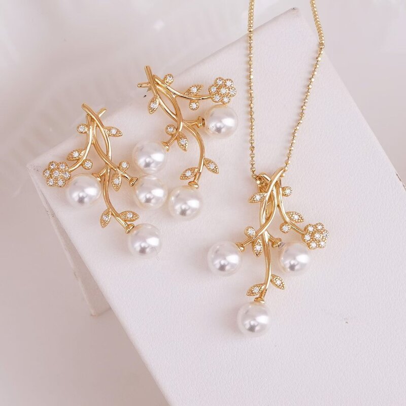 Jewelry Set Manufacturer - JW5052 6-7mm Freshwater Pearl DIY Set
