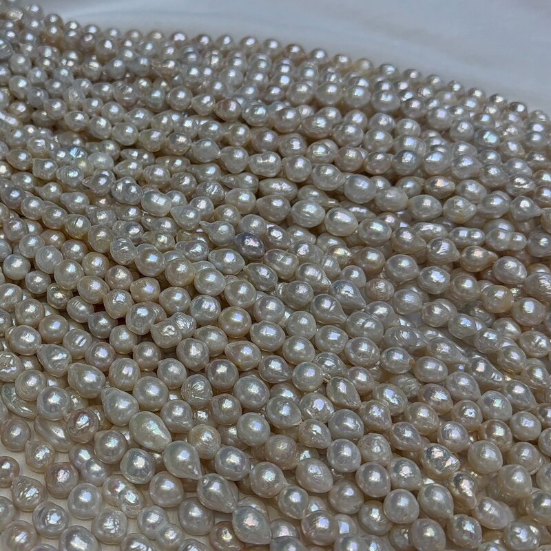 Pearl Necklace Manufacturer - Wholesale 8-11mm White Baroque Drop Edison