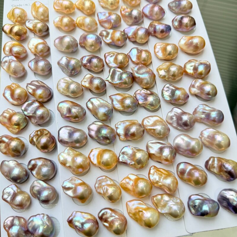 Loose Pearls Manufacturer - 12-15mm Multi Color Large Fireball Nucleated