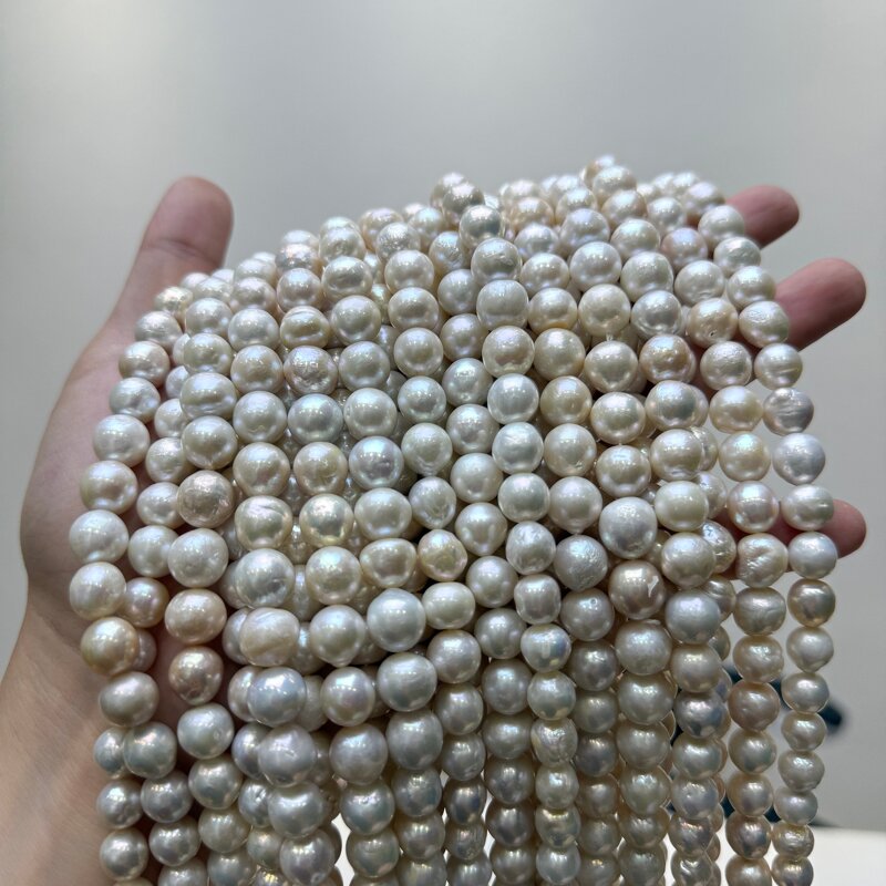 Pearl Necklace Manufacturer - Wholesale 8-11mm White Potato Baroque Edison