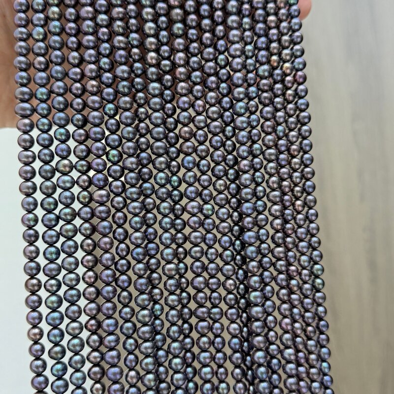 Pearl Necklace Manufacturer - Wholesale Peacock Round 5.5-6.5mm 40cm