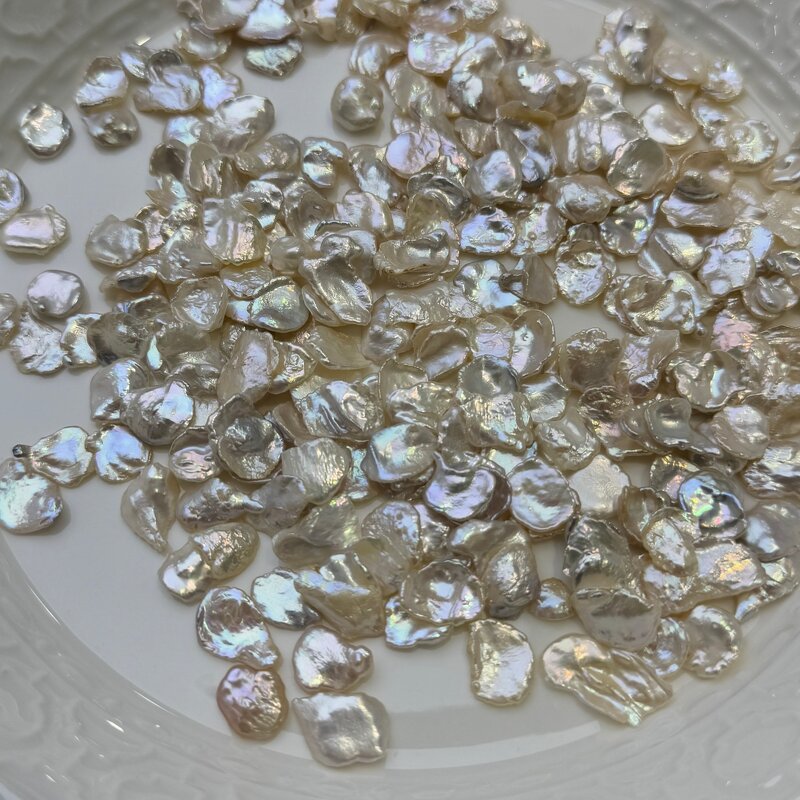 Loose Pearls Manufacturer - 8-12mm Freshwater Keshi Irregular Cornflake
