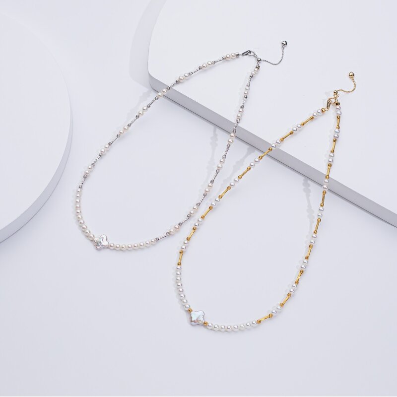 Pearl Necklace Manufacturer - Wholesale White Baby Adjustable 40+3cm Akoya