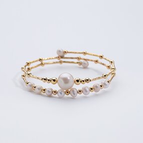 Pearl Bangle Manufacturer - Wholesale Freshwater Elastic for Women