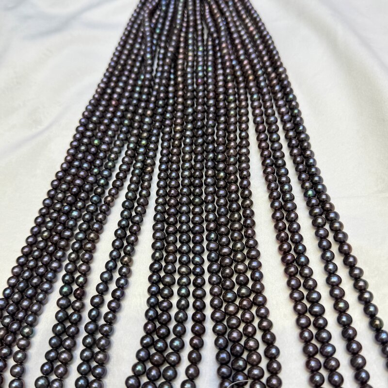 Pearl Necklace Manufacturer - Wholesale Peacock Round 5.5-6.5mm 40cm