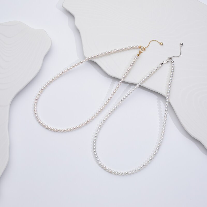 Pearl Necklace Manufacturer - Wholesale White Baby Adjustable 40+3cm Akoya