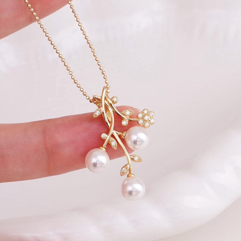 Jewelry Set Manufacturer - JW5052 6-7mm Freshwater Pearl DIY Set