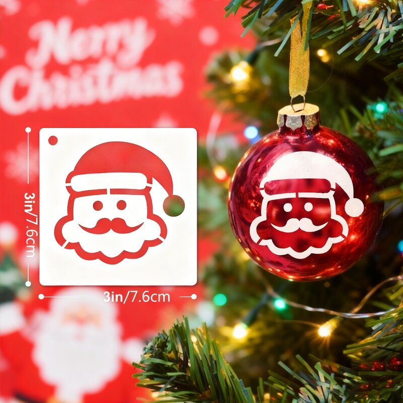 Stencil Template - Manufacturer Acrylic Christmas Snowflake CE Kids Makeup