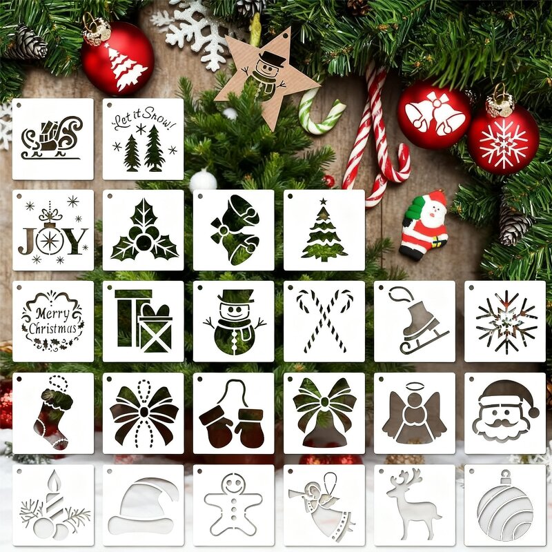 Stencil Template - Manufacturer Acrylic Christmas Snowflake CE Kids Makeup