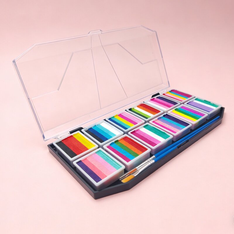 Face Paint Set - Manufacturer Mei Shang Rainbow Water-Based Kids Halloween