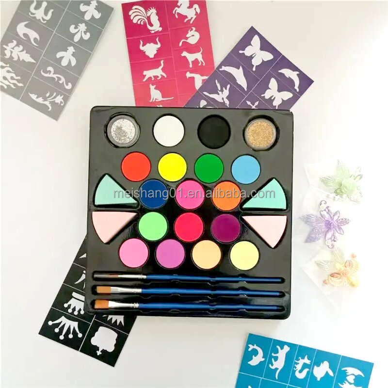 Face Paint Kit - Manufacturer Water Activated Plant-Based CE Kids Adult Party