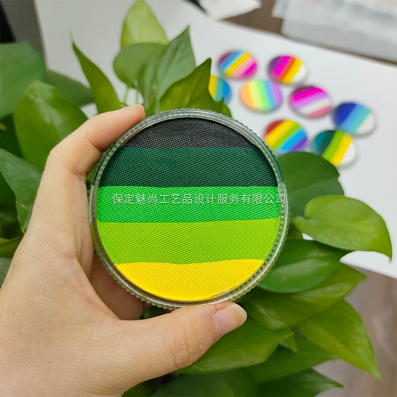 Face Paint Kit - Manufacturer Rainbow Acrylic Split Cake Safety Certified Kids