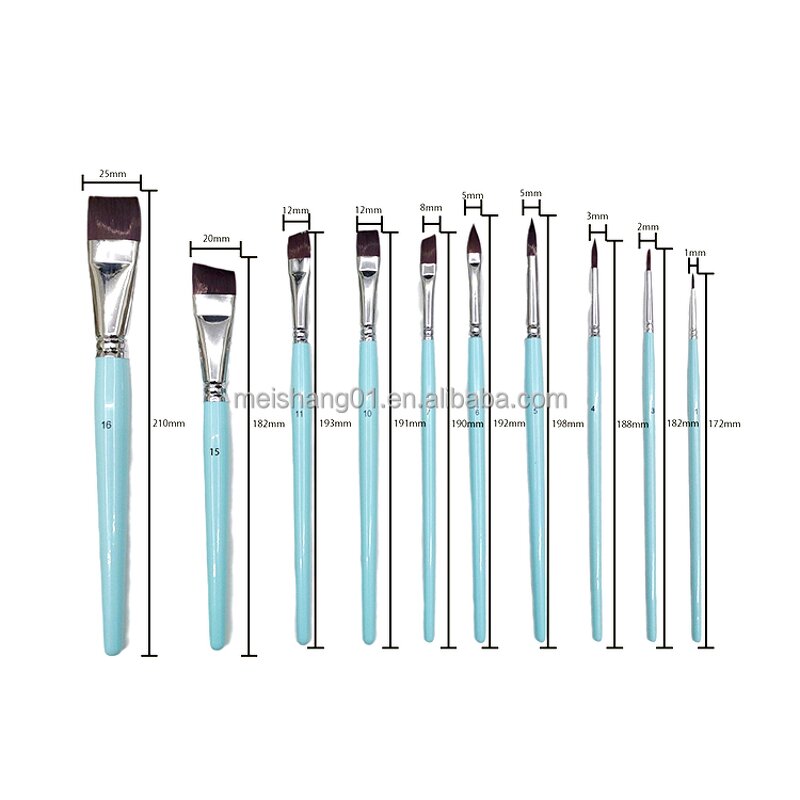 Makeup Brush Kit - Manufacturer 17pcs Custom Logo High Quality Face Body Paint