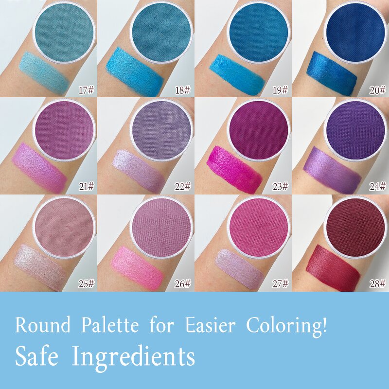 Face Paint - Manufacturer 30g Plant-Based Matte Custom Color Easy Removal DIY