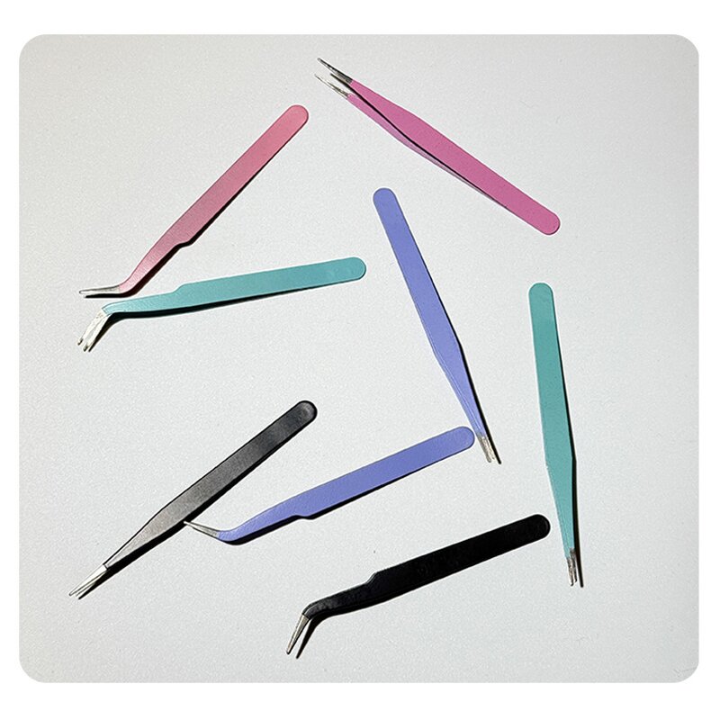 Paper Tape Set - Manufacturer Mei Shang Macaron Color Tweezers 116mm DIY