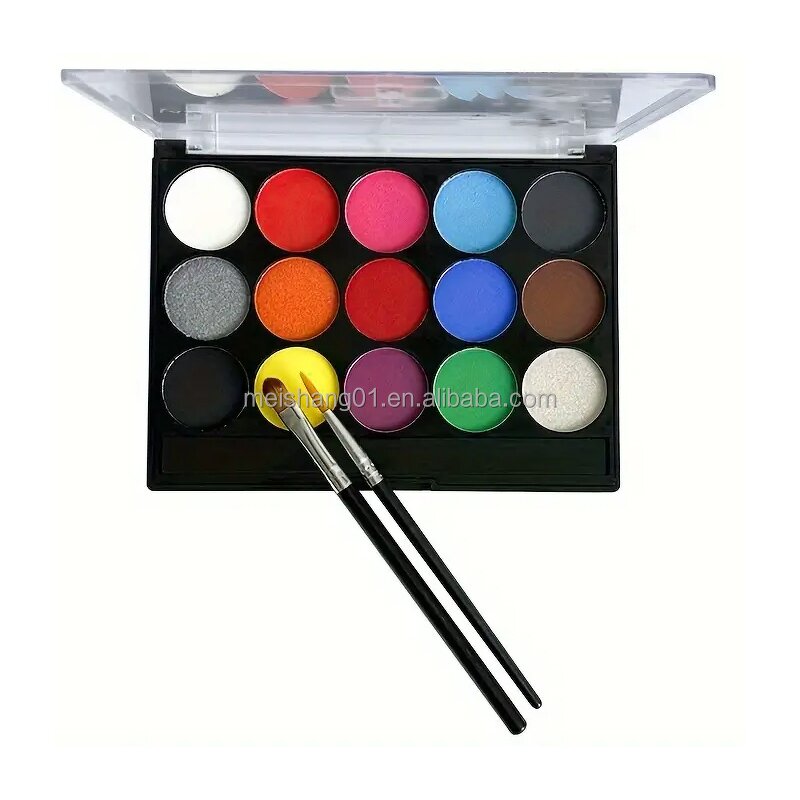 Face Paint Palette - Manufacturer UV Rainbow Water-Based CE Plant Kids Party