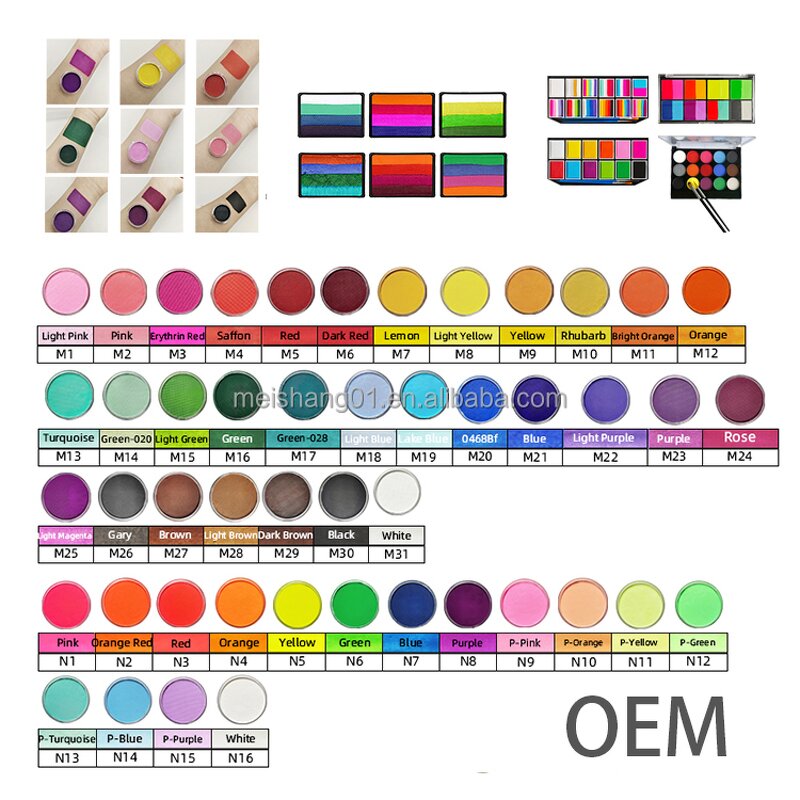 Face Paint - Manufacturer 30g Plant-Based Custom Color Kids Party Wholesale