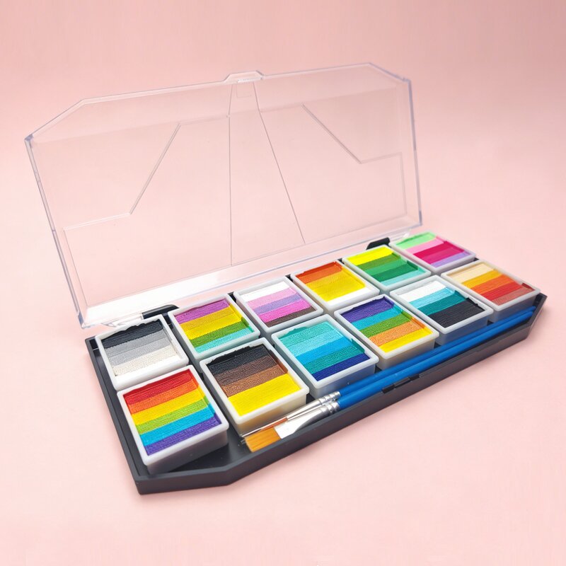 Face Paint Set - Manufacturer Mei Shang Rainbow Water-Based Kids Halloween