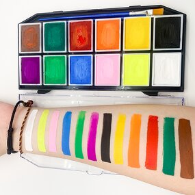 Face Paint - Manufacturer Glow in Dark UV Neon Abstract Designs Fast Shipping