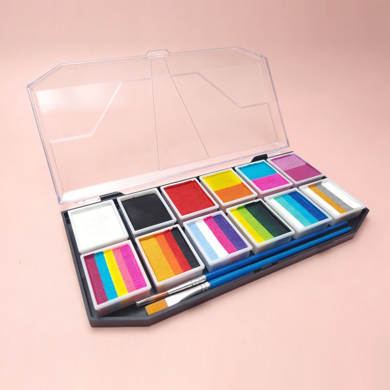 Face Paint Set - Manufacturer Mei Shang Rainbow Water-Based Kids Halloween