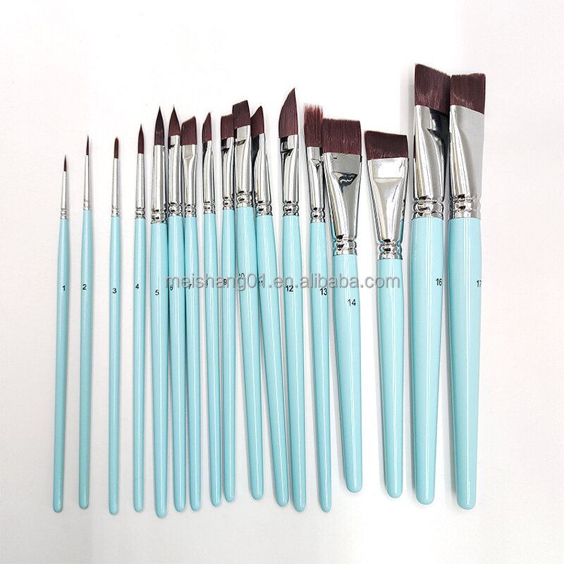 Makeup Brush Kit - Manufacturer 17pcs Custom Logo High Quality Face Body Paint