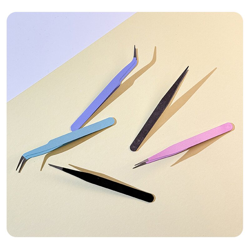 Paper Tape Set - Manufacturer Mei Shang Macaron Color Tweezers 116mm DIY
