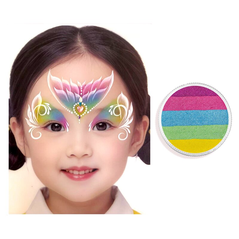 Face Paint - Manufacturer 5 Pearlescent Shades Professional Kids Wholesale