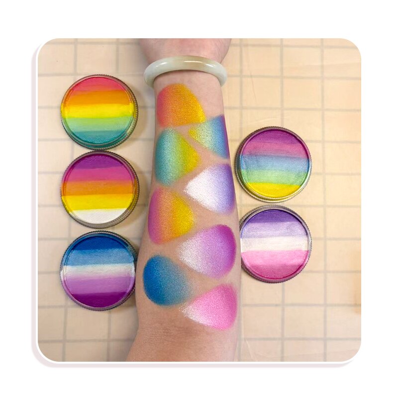 Face Paint - Manufacturer 5 Pearlescent Shades Washable Kids Festival Party
