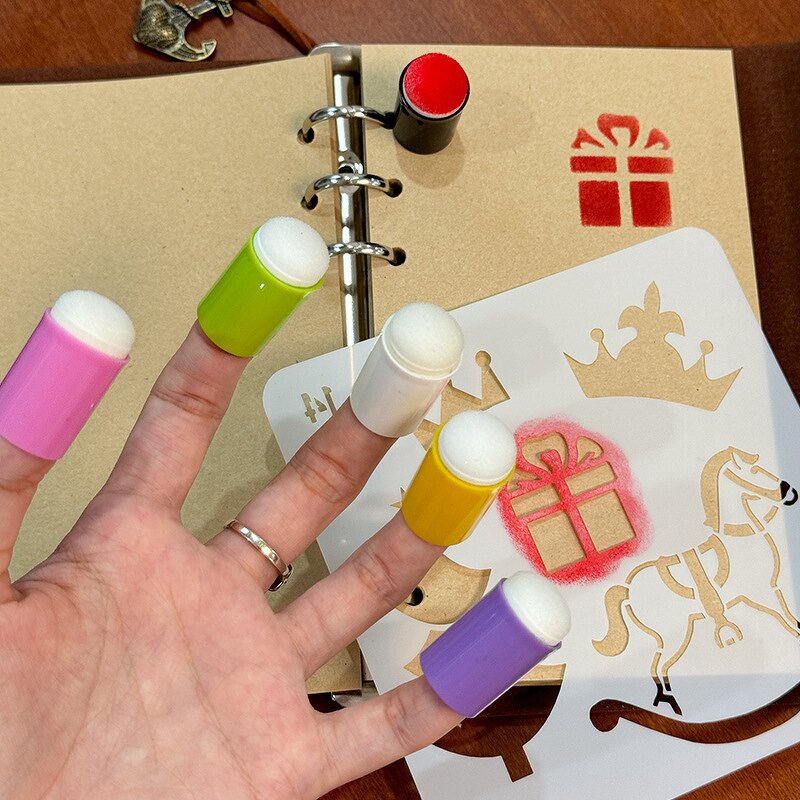 Craft Set - Manufacturer Finger Paint Sponge Foam Daubers Kids Drawing