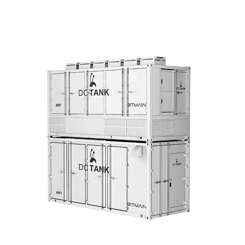 Cooling Container - Manufacturer Bitmain DCTANK AW1 120kW Air Cooling 376 Classic Asic