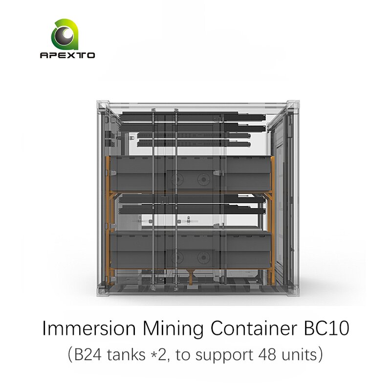 Cooling Container - Manufacturer BC10 Elite Immersion Support 40 AntMiner Customizable