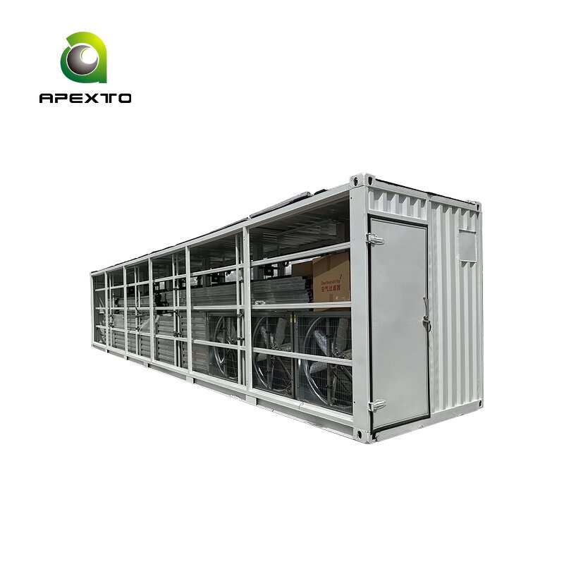 Cooling Infrastructure - Manufacturer AP-A40 40FT Air Cooling 315 Slots Asic Miner Hosting