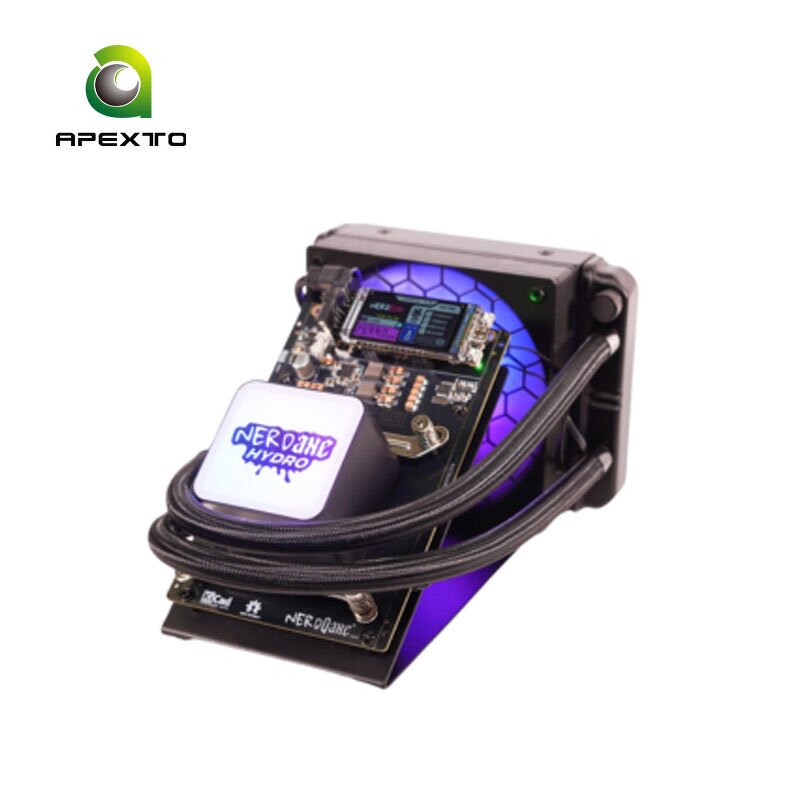 Bitcoin Miner - Manufacturer NerdMiner NerdQaxe+ Hydro 4.8T 75W Solo BTC W/ Power Supply