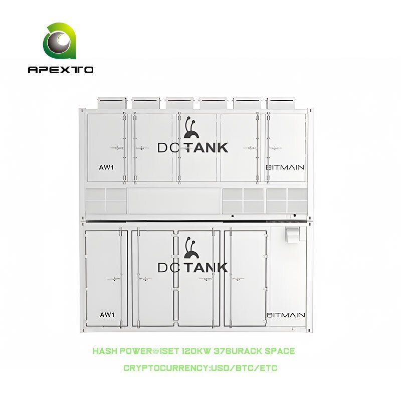 Cooling Container - Manufacturer Bitmain DCTANK AW1 120kW Air Cooling 376 Classic Asic