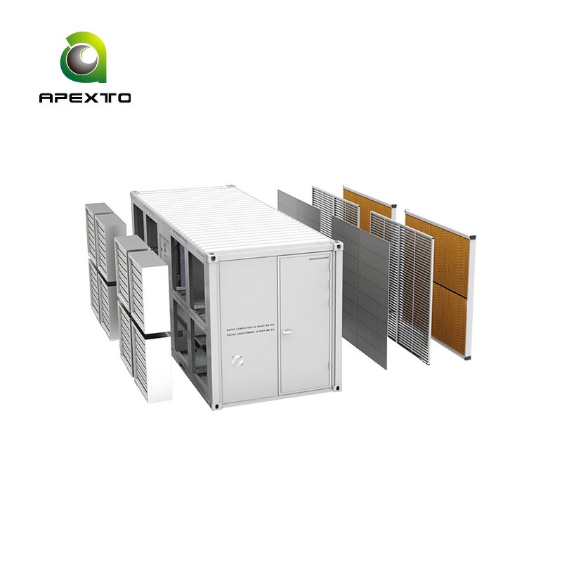 Cooling Container - Manufacturer Avalon 20ft Air Cooling 144 Units Bitcoin Miner Hosting