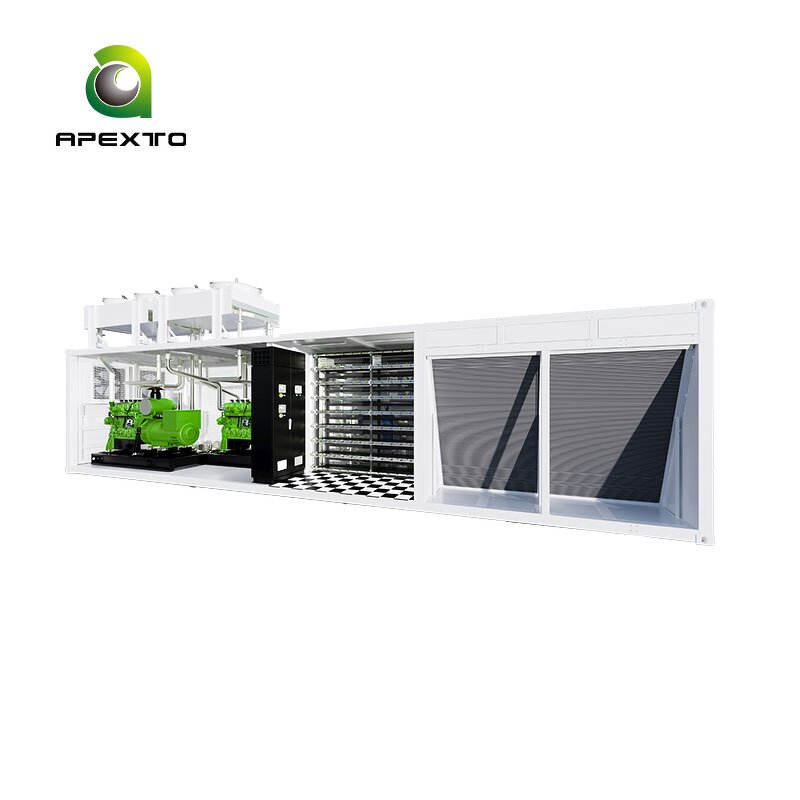 Generator Set - Manufacturer AP-1000N 1MW Natural Gas Mining Rig Customizable