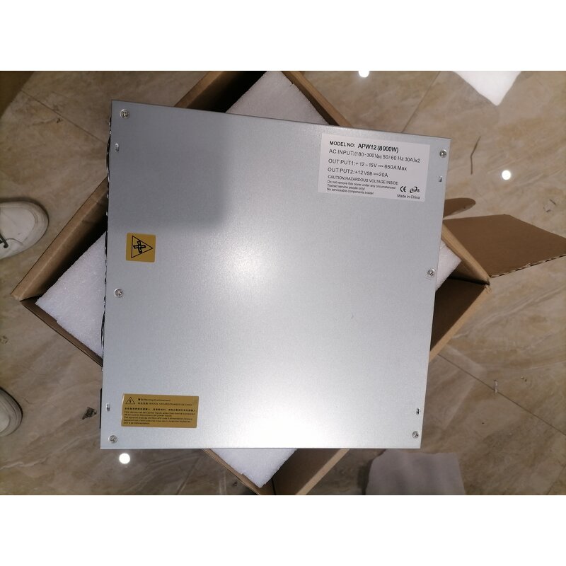 Power Supply Manufacturer - APW12 8000W Air Cooling for S19 PRO T19