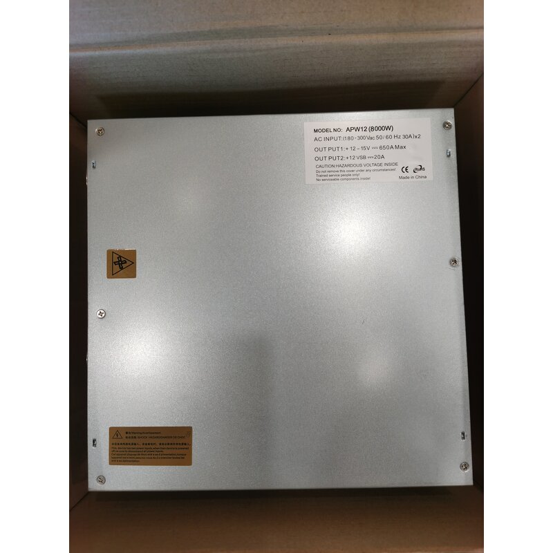 Power Supply Manufacturer - APW12 8000W Air Cooling for S19 PRO T19