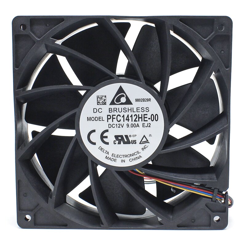 Cooling Fan Manufacturer - 6000-7200RPM KZ14038 for ASIC Miner