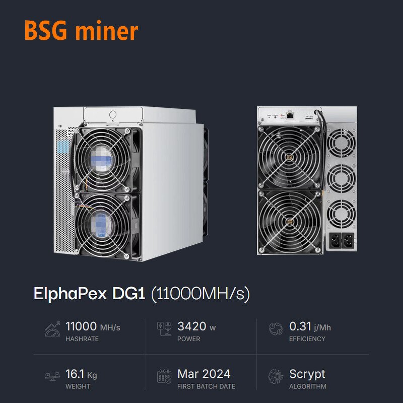 Home Miner Manufacturer - Elphapex DG1 13G-14.4G Computer Data Processor