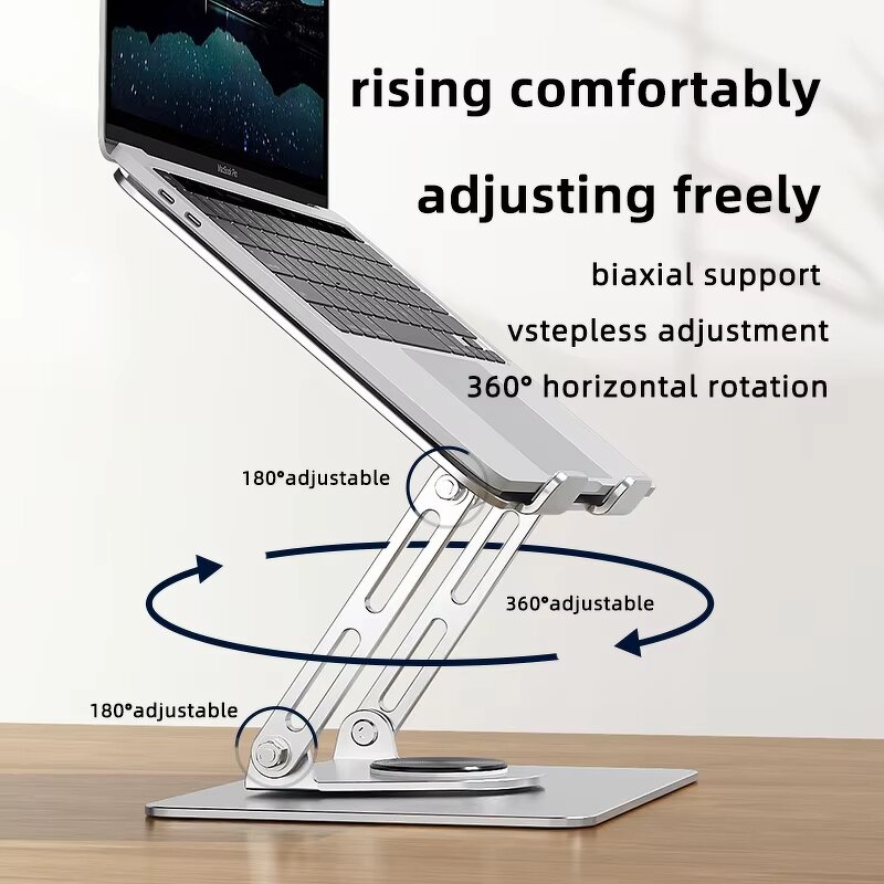 Laptop Stand - Manufacturer 360° Alloy Heat Dissipation Metal Office Computer Bracket