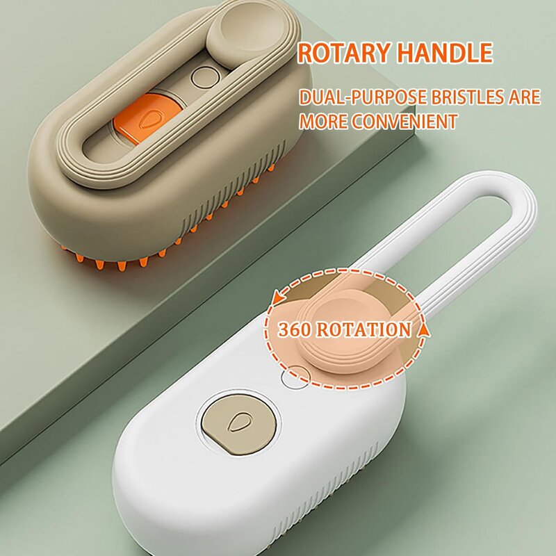 Pet Grooming Comb - Manufacturer 3-in-1 Self-Cleaning Steam Charge-Powered Dog Cat