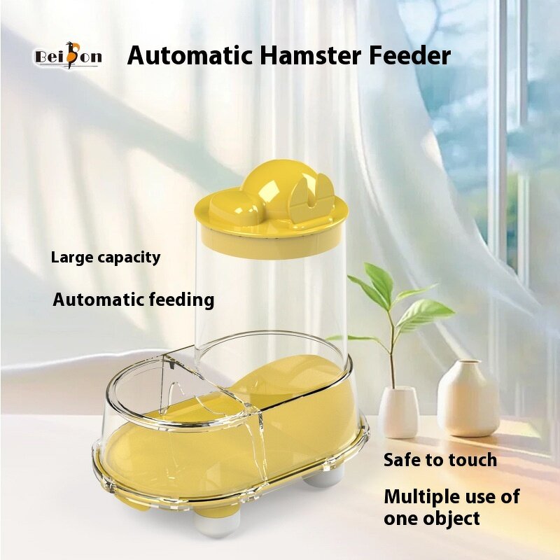 Hamster Feeder - Manufacturer Large Capacity Automatic Transparent PP Plastic Bowl