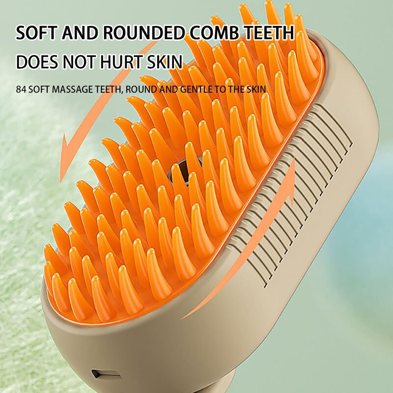 Pet Grooming Comb - Manufacturer 3-in-1 Self-Cleaning Steam Charge-Powered Dog Cat