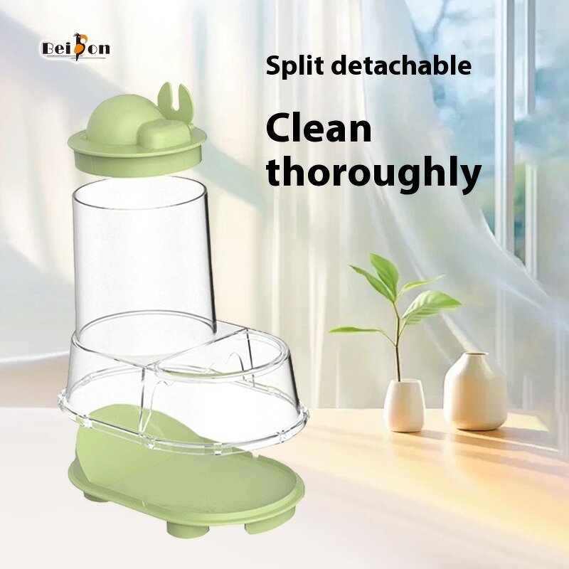 Hamster Feeder - Manufacturer Large Capacity Automatic Transparent PP Plastic Bowl